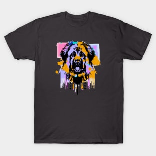 Leonberger Leo Dog Artwork T-Shirt